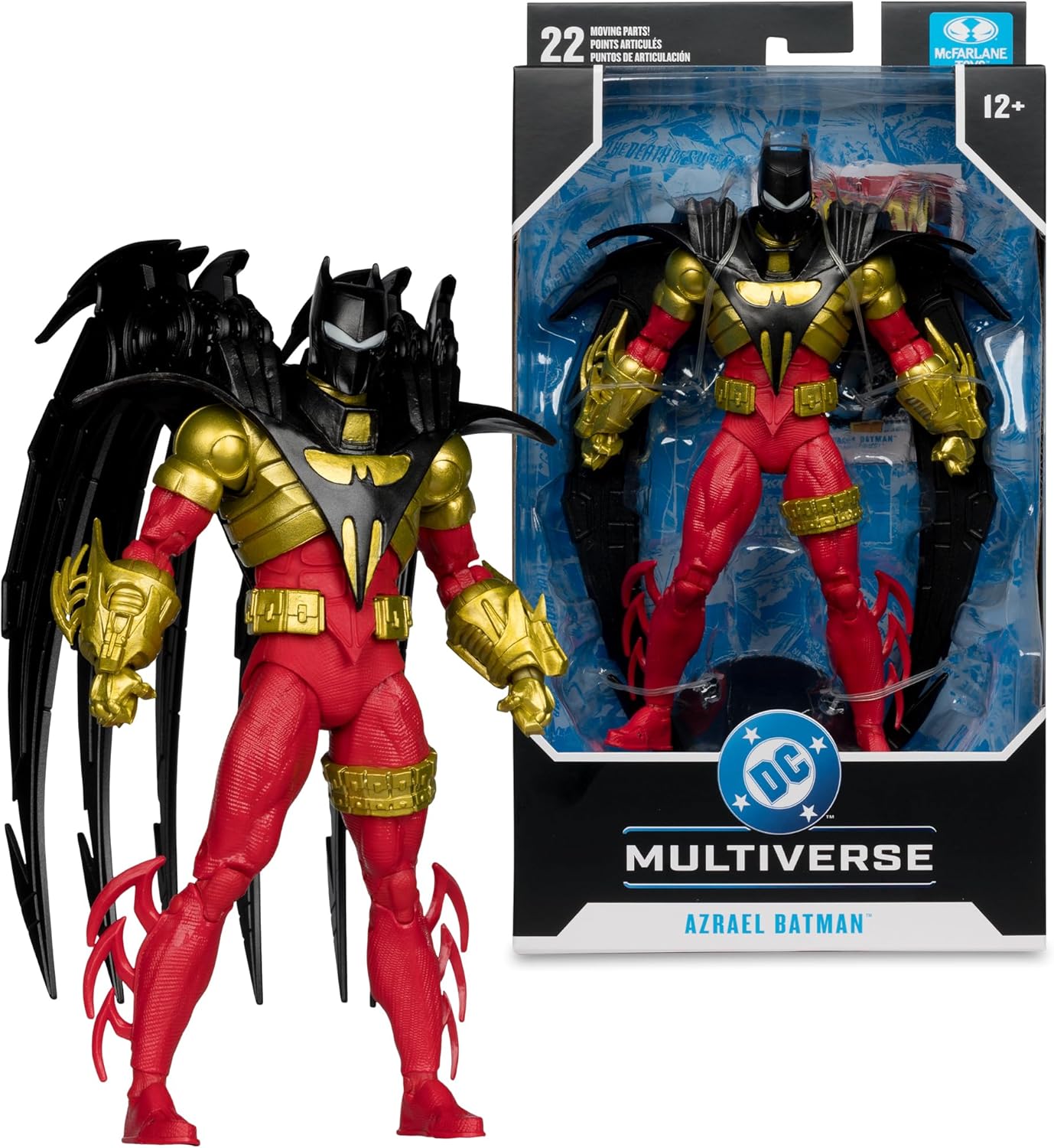 Thumbnail 5 de McFarlane DC Multiverse Actionfigur Azrael Batman (Knightquest), 19 cm