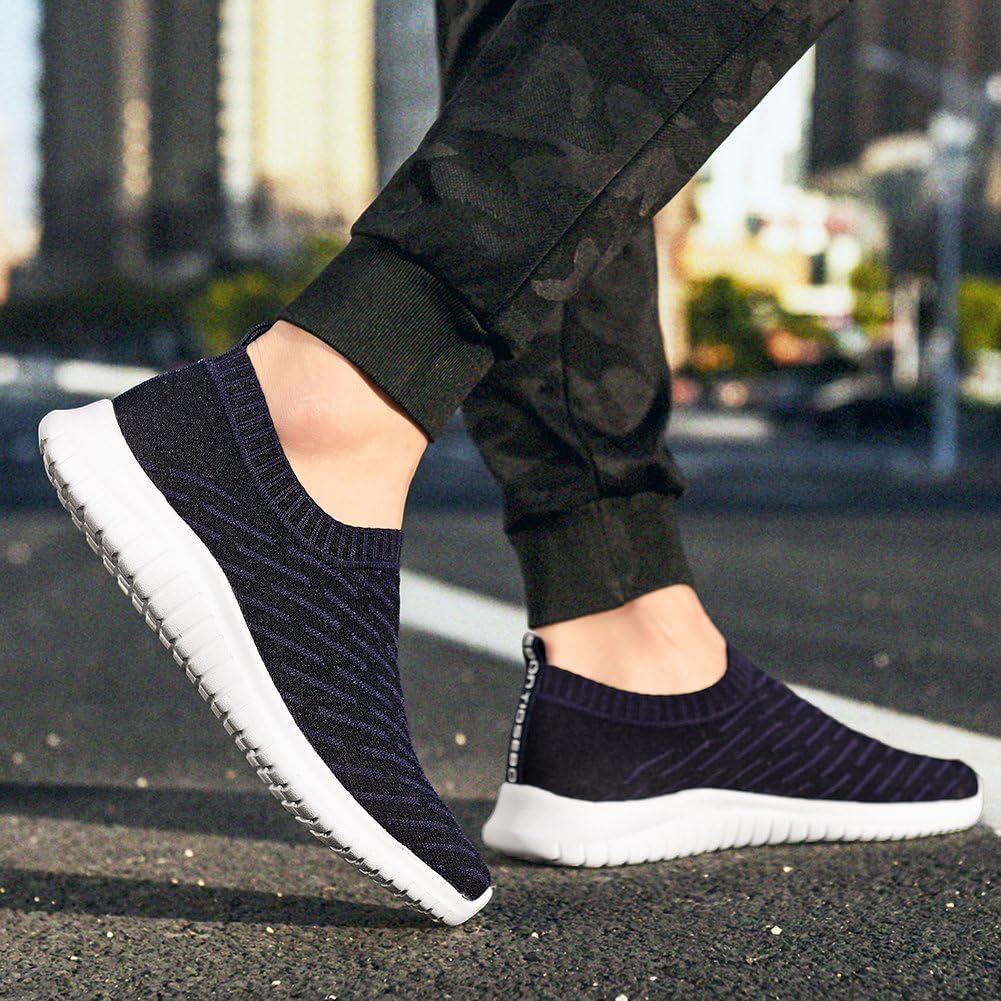 Thumbnail 1 de TIOSEBON Women's Lightweight Mesh Trainers – Comfortable Slip-On Walking Sneakers