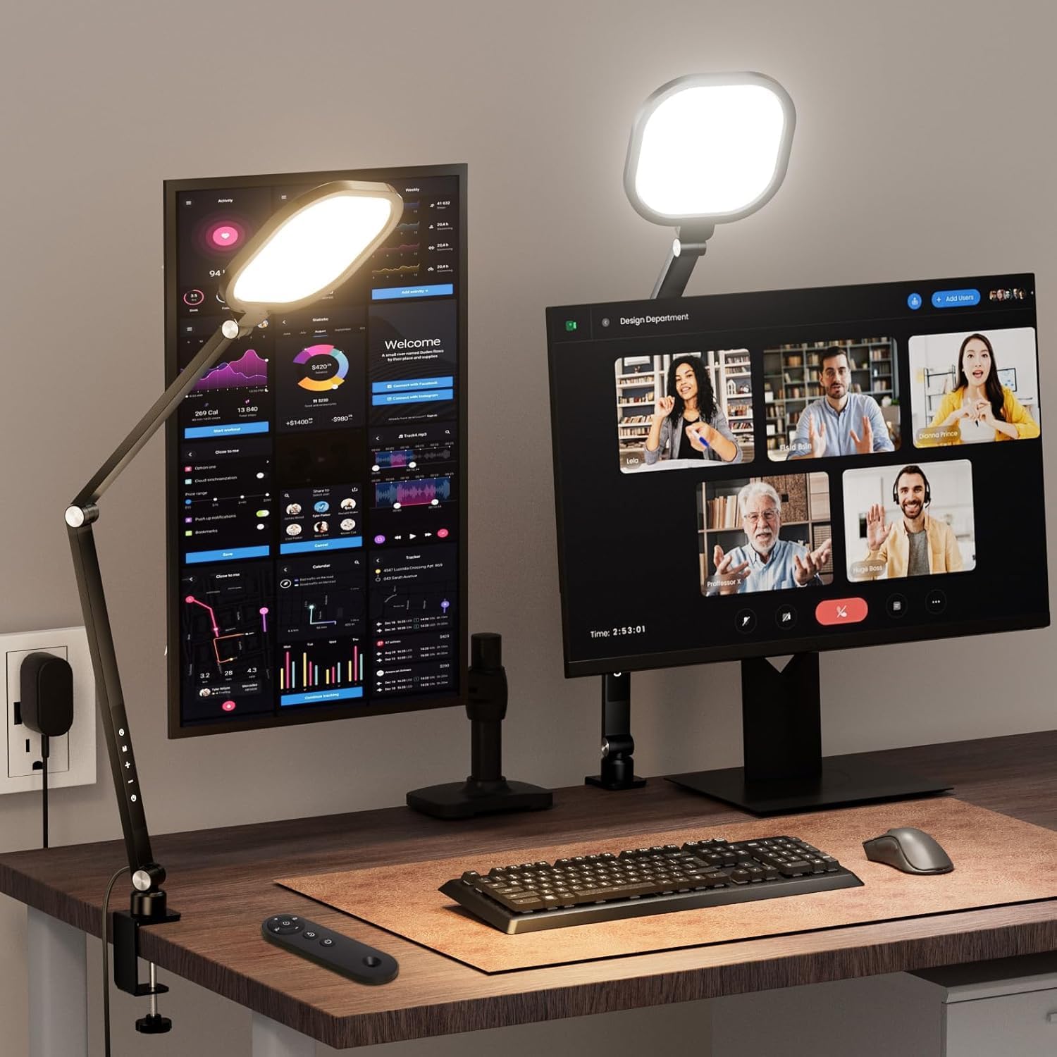 Detalle de LitONES Video conference light 15W kit