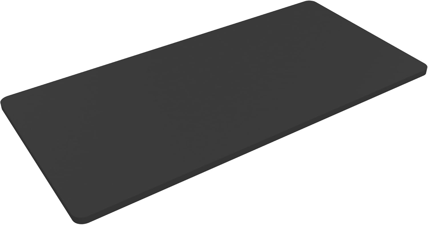 Detalle de FLEXISPOT TB-R6024B-CB 60" x 24" Desk Top, 1" Thick, Black Laminate