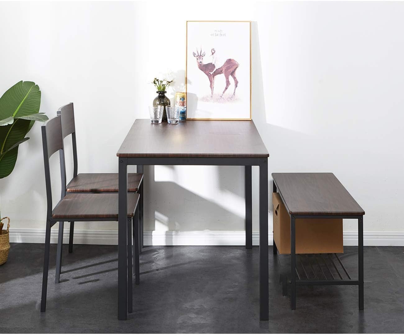 Thumbnail 6 de SDHYL dining table set with metal legs