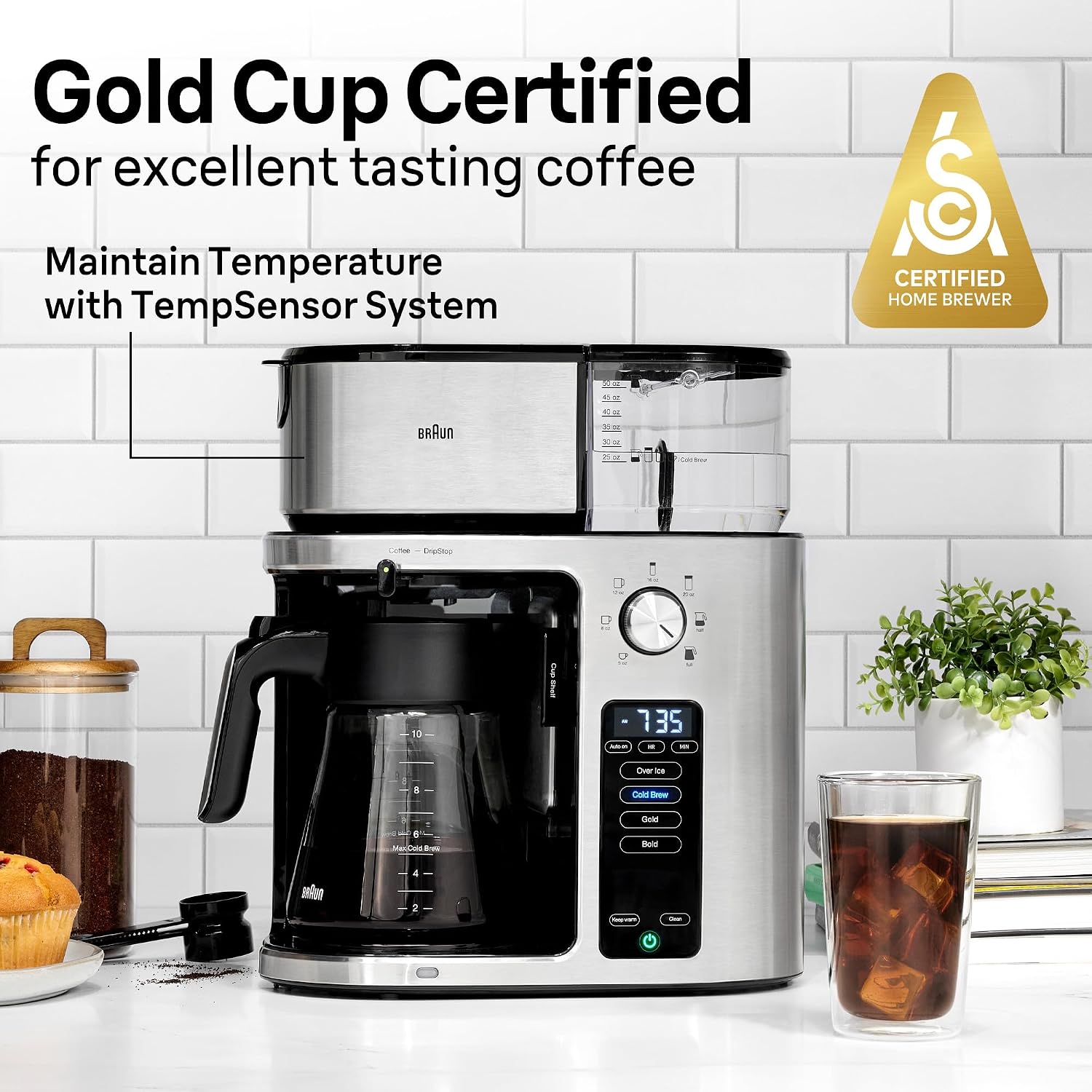 Thumbnail 5 de Braun MultiServe Plus KF9270SI 10-Cup Coffee Maker