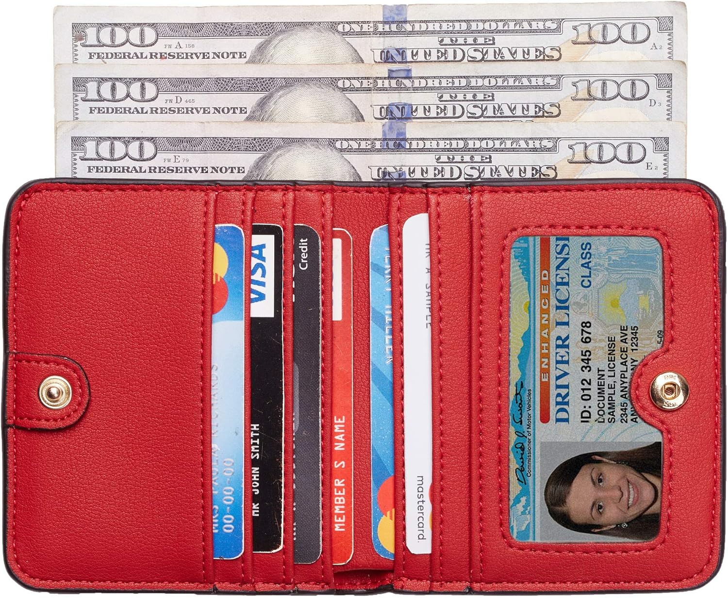 Thumbnail 1 de Toughergun Small Slim Leather Wallet 4.2"