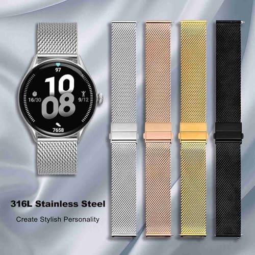 Thumbnail 6 de WOCCI 20mm Correa Reloj de Malla Metal ⌚