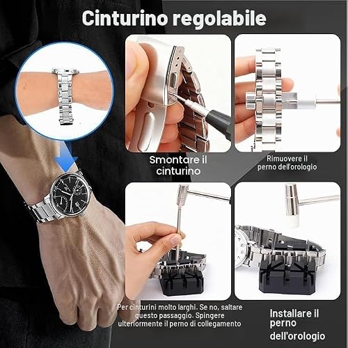 Thumbnail 2 de Kit Orologiaio Professionale Yeecka: set completo per riparazioni, sostituzione batteria e regolazione cinturini