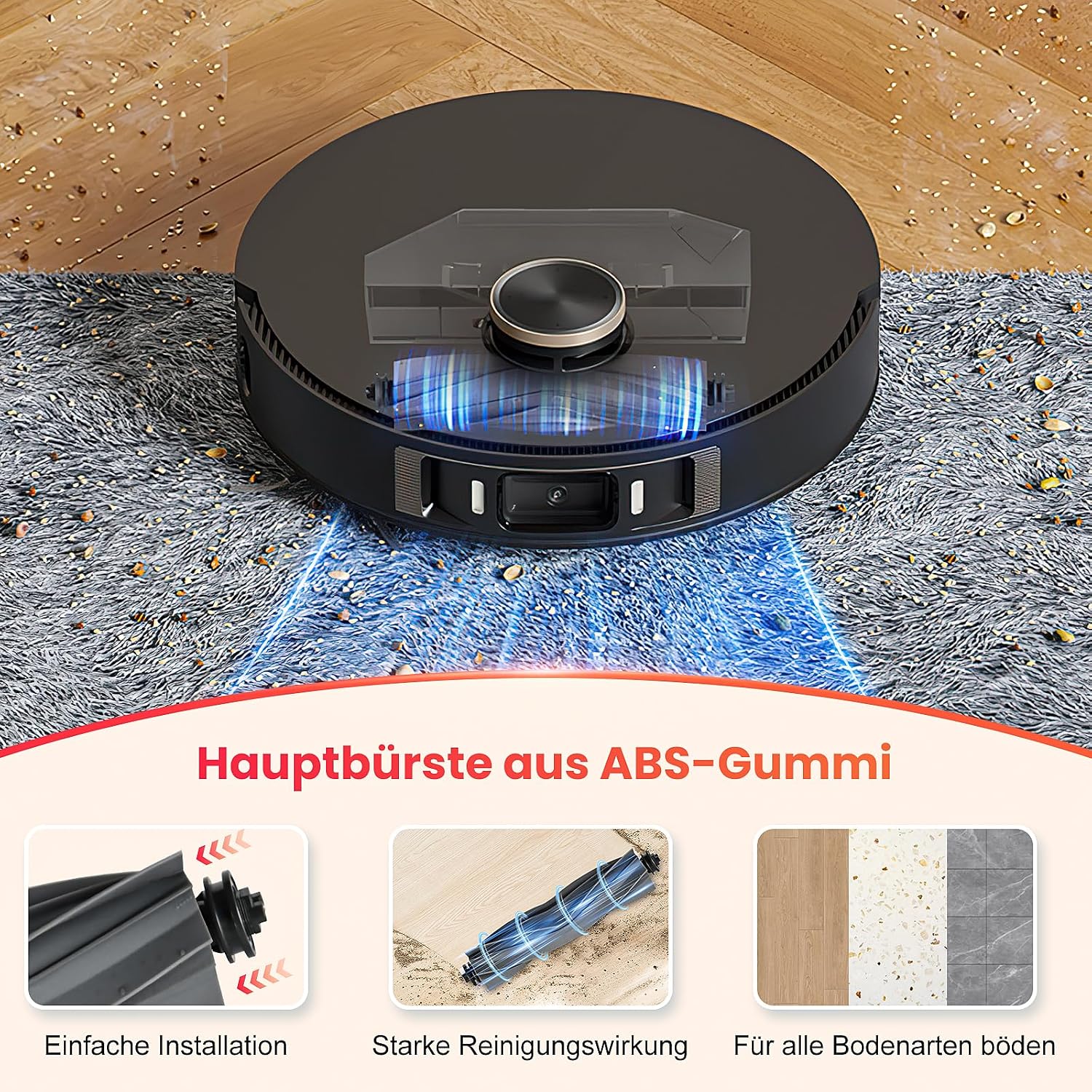 Detalle 2 de 14-teiliges Zubehör-Set für Dreame L20 Ultra / L20 Ultra Complete – Ersatzteile und Reinigungszubehör