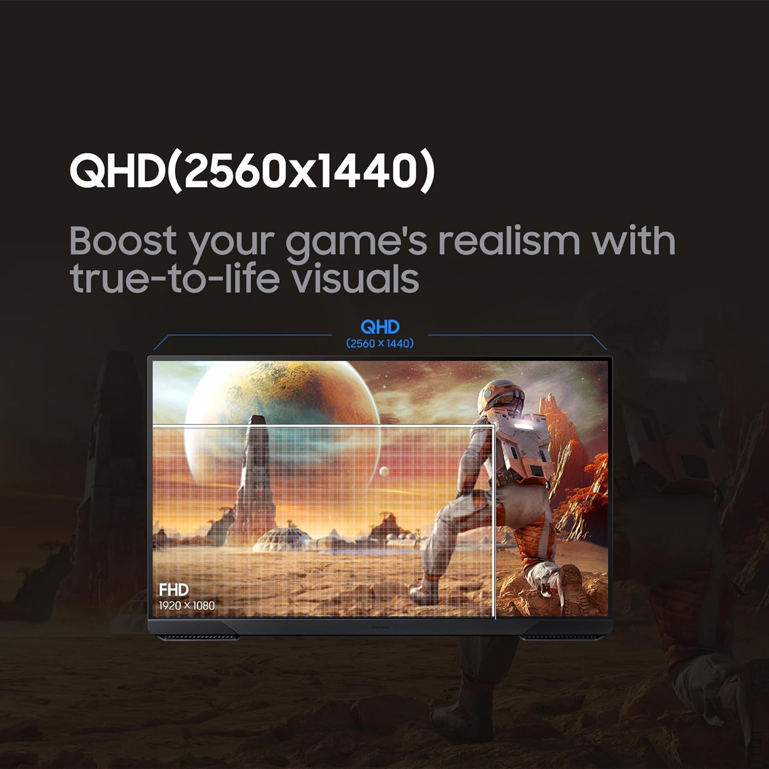 Thumbnail 1 de Samsung 27" Odyssey G5 (G51F) Gaming Monitor (LS27FG512ENXZA) — QHD 180Hz, 1ms, FreeSync, HDR10