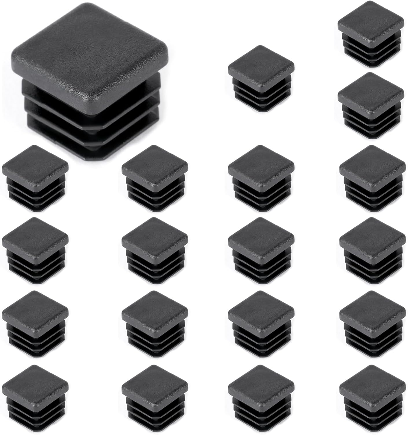 Detalle de OSDUE P2-20PZFX20MM240831-FBA – kwadratowe zaślepki 20 × 20 mm, 20 szt.