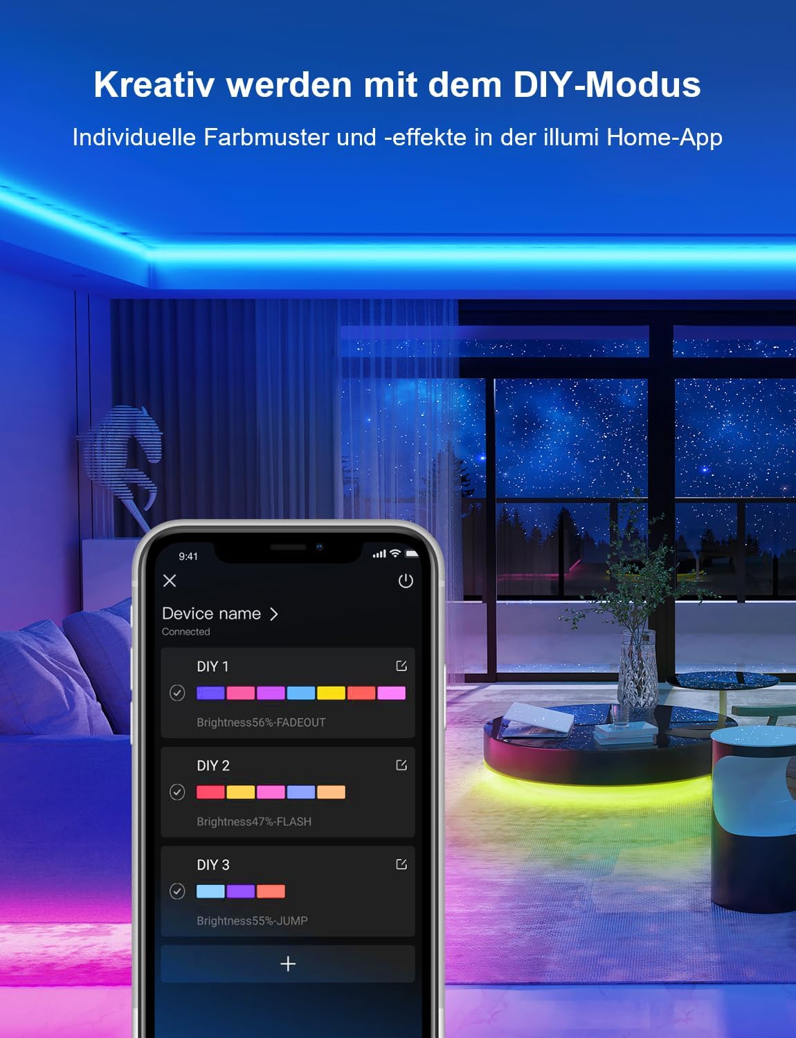 Detalle 2 de Mexllex LED Strip 5m RGB Musik‑Sync