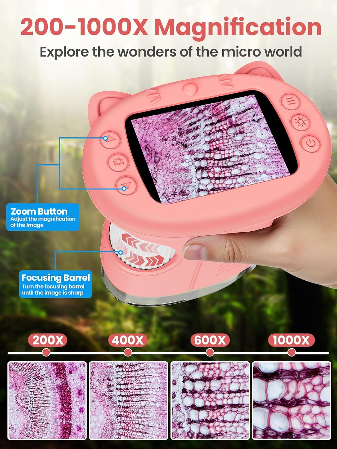 Detalle 2 de Vorth Microscope for Kids 1000X