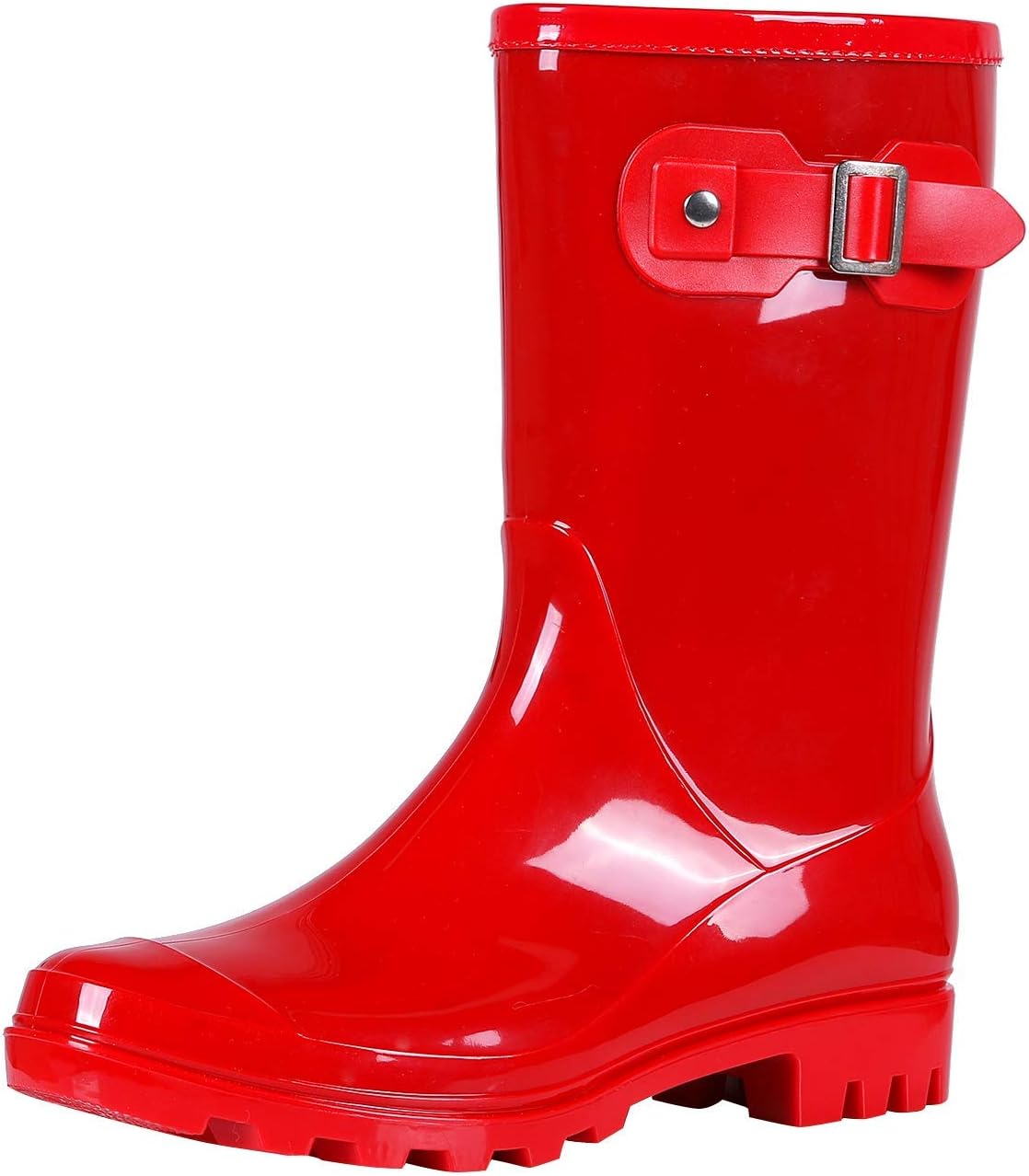 Detalle de Evshine Women's Rain Boots, Mid-Calf