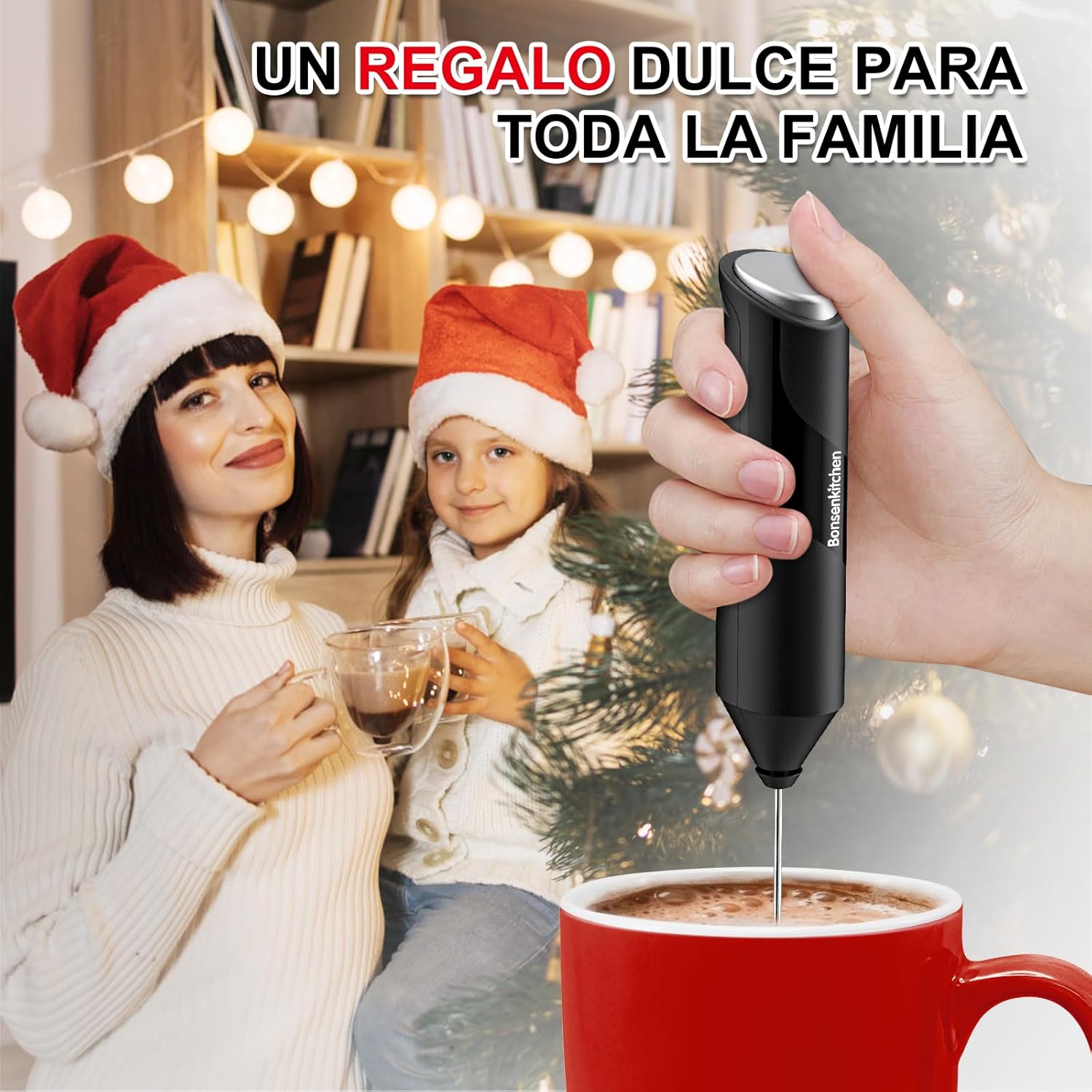 Thumbnail 6 de Bonsenkitchen Espumador de Leche 15-20s