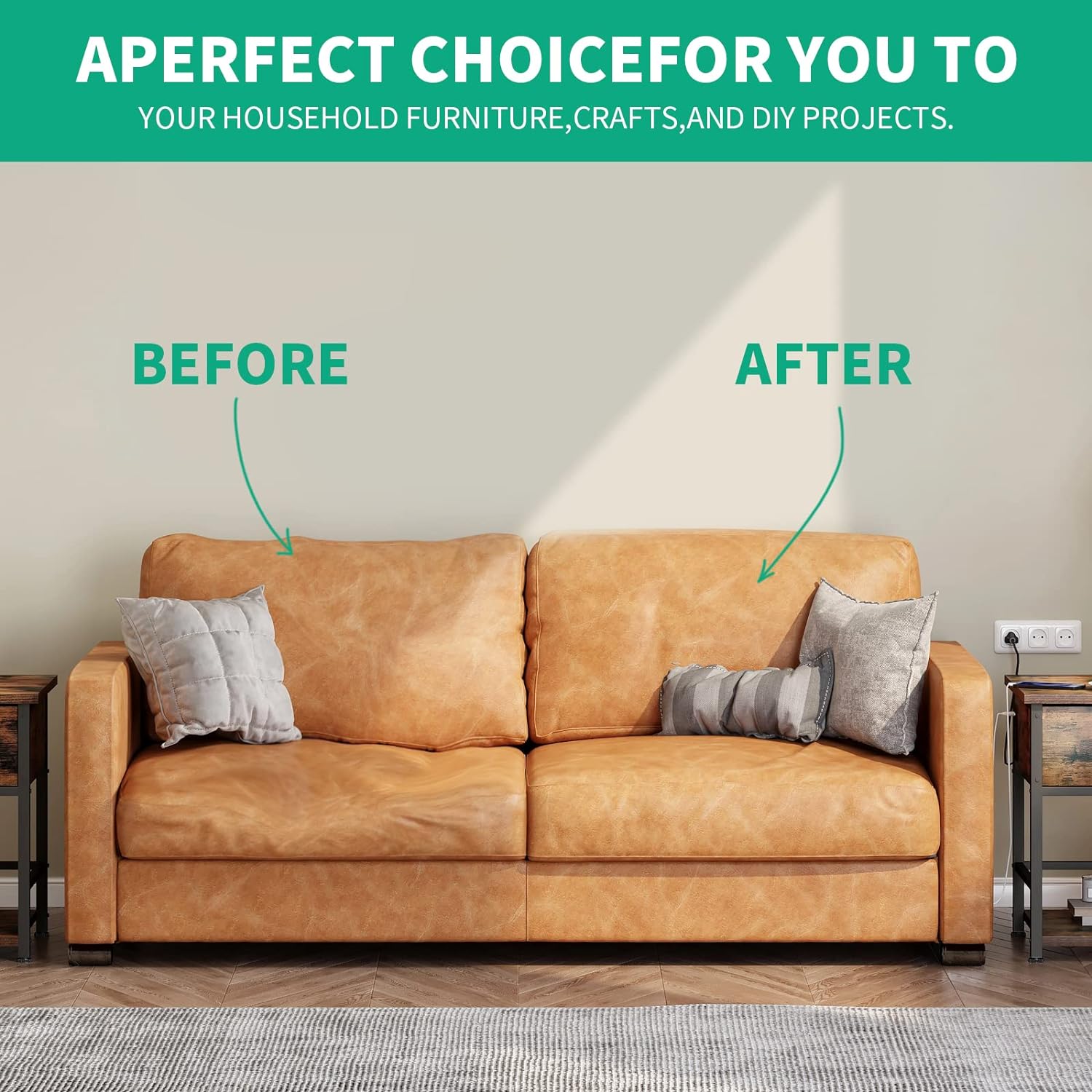 Detalle de HOMBYS foam cushion Sofa Insert, 24 x 24 x 6 Inches, Firm, Removable Cover