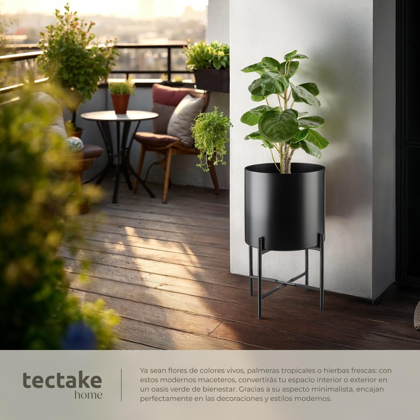 Thumbnail 4 de tectake® Maceteros Decorativos Set de 2 20 kg