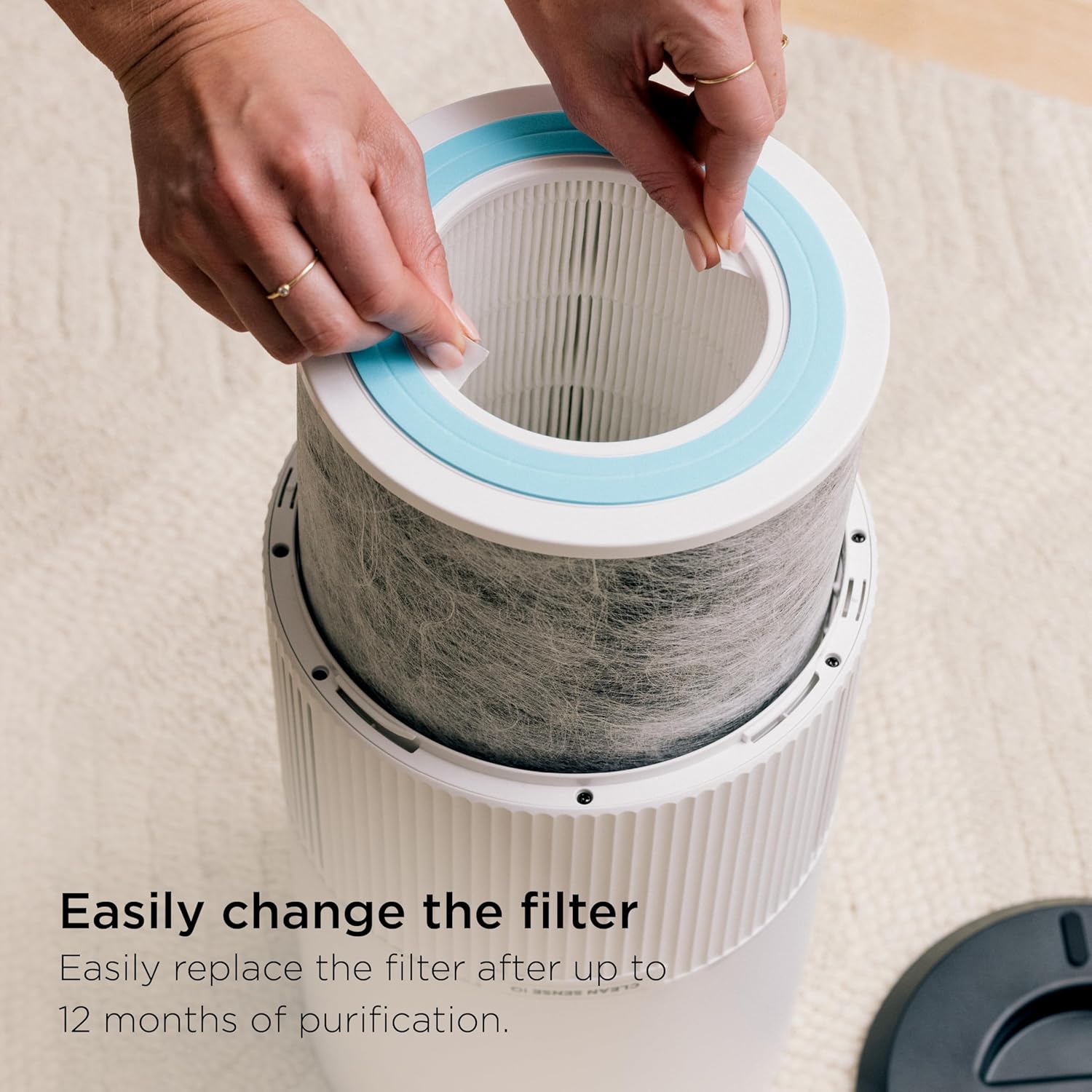 Thumbnail 5 de Shark HP102PET Clean Sense HEPA Air Purifier for Home (Bedroom, Nursery, Office) with CleanSense IQ Display