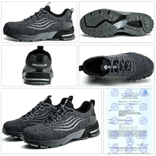 Detalle 2 de Scarpe Antinfortunistiche CYKYGGO Uomo/Donna Grigio EU 42