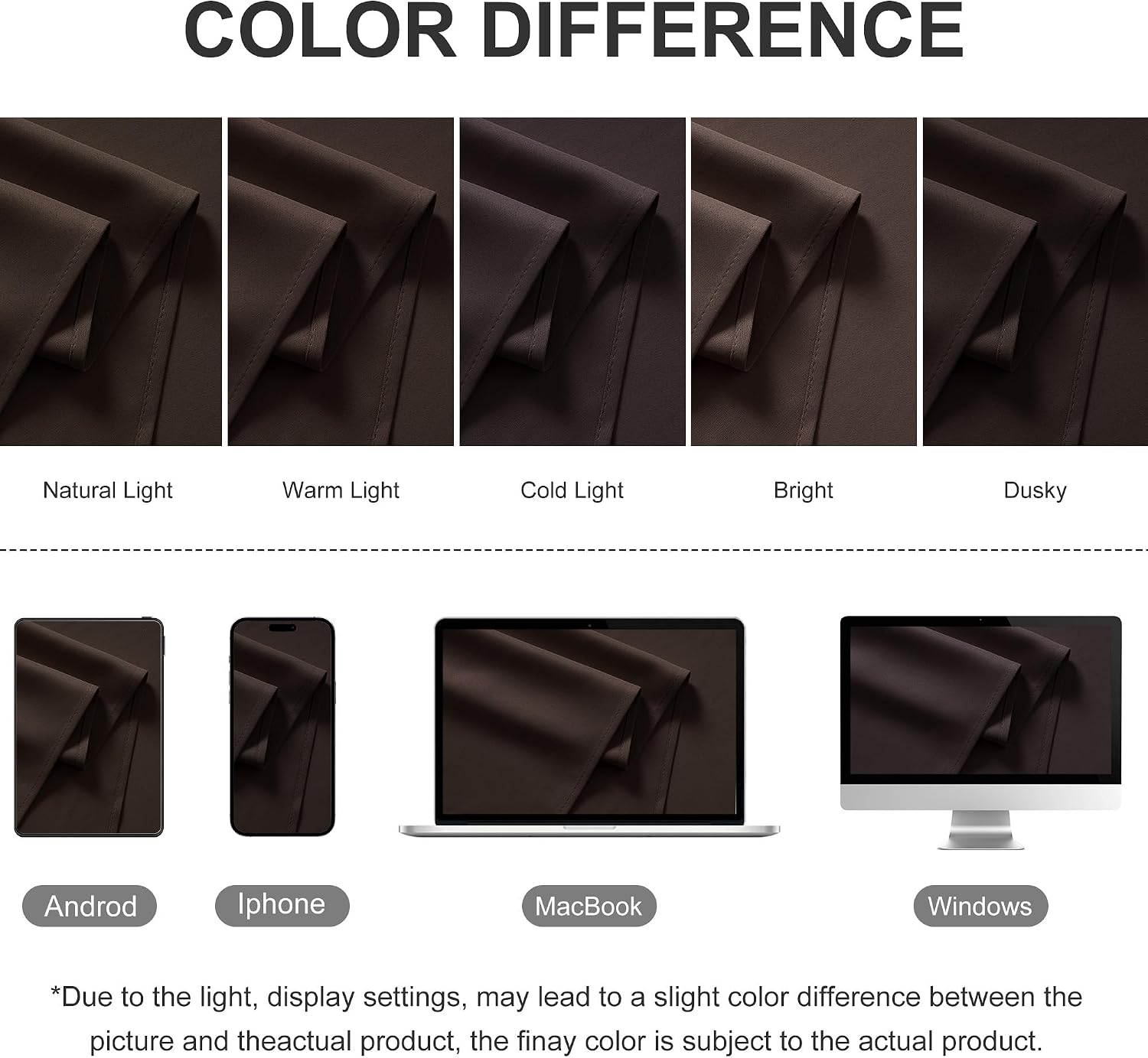 Thumbnail 6 de RYB Home Outdoor Blackout Curtain, 1 Panel
