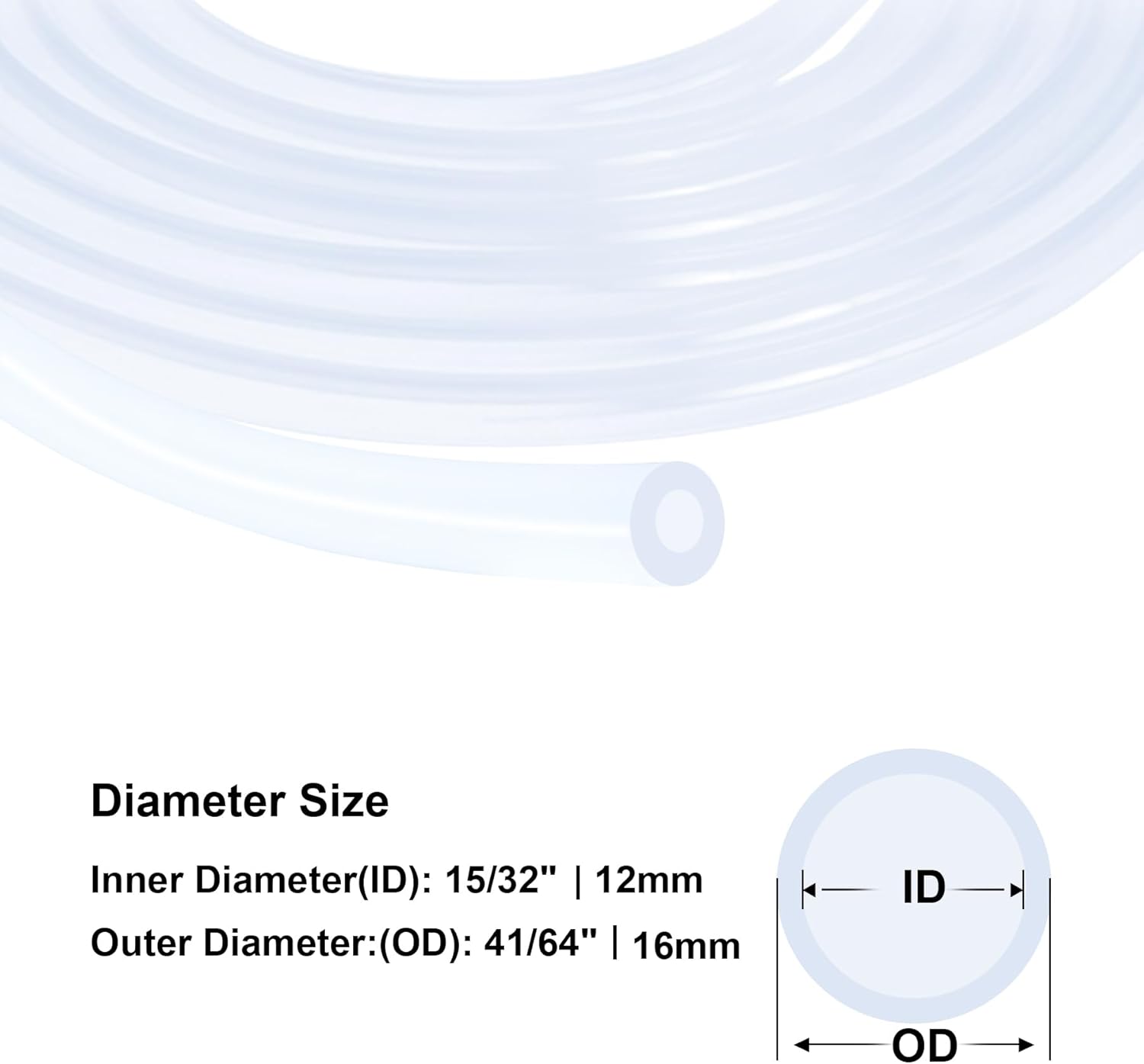 Detalle 2 de Silikonschlauch 1,5 m für 12 mm ID