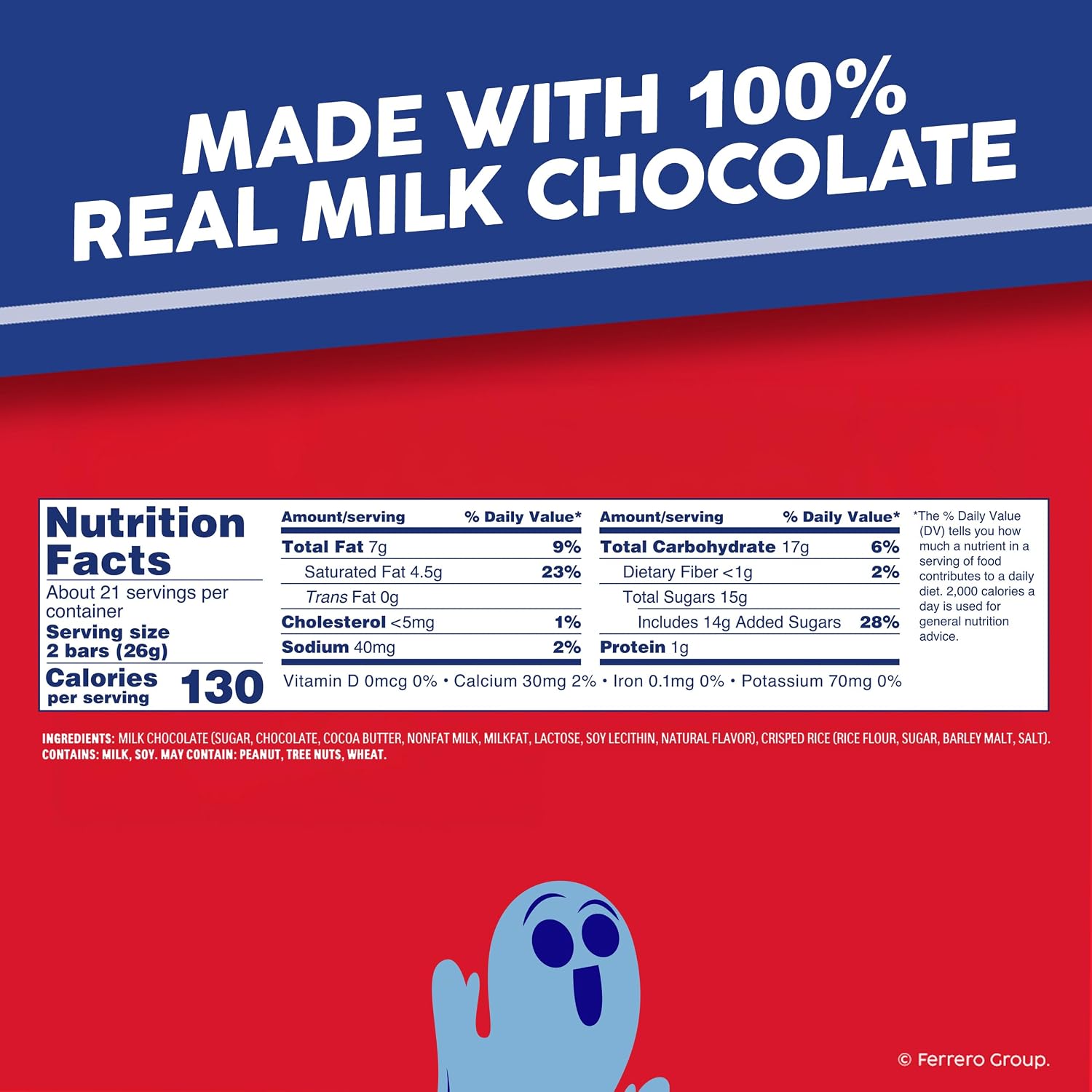Detalle de CRUNCH Fun Size Candy Bars, 18 oz Bag of Milk Chocolate with Crisped Rice