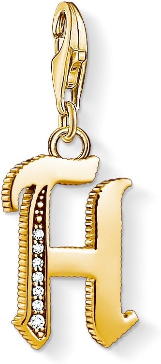 Detalle de Thomas Sabo Letra H colgante 6 cm Plata 925
