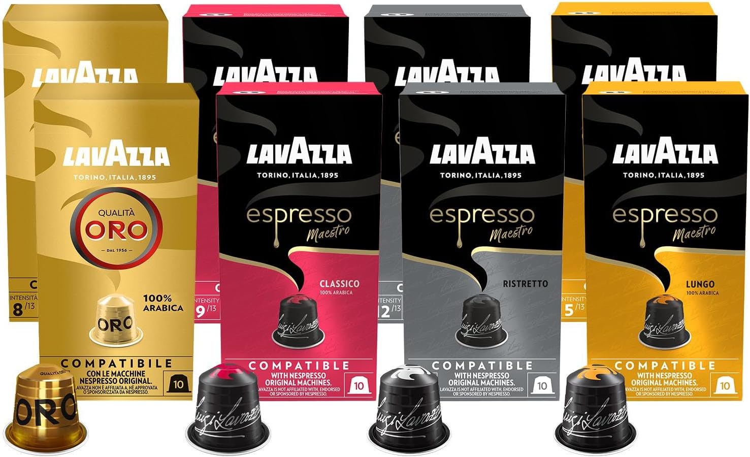 Detalle de Lavazza 80 capsules compatibles Nespresso