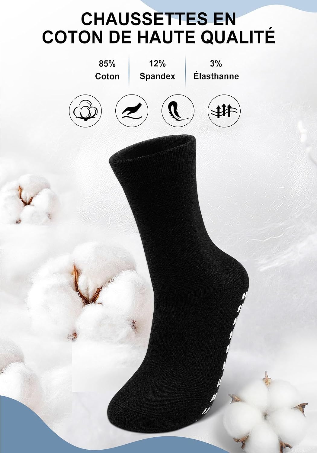 Thumbnail 4 de ZAKASA Chaussettes Antidérapantes Homme