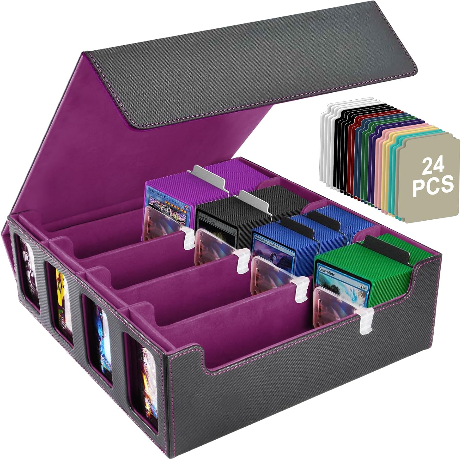 Detalle de Aolso Sammelkarten-Aufbewahrungsbox 2400+ Karten