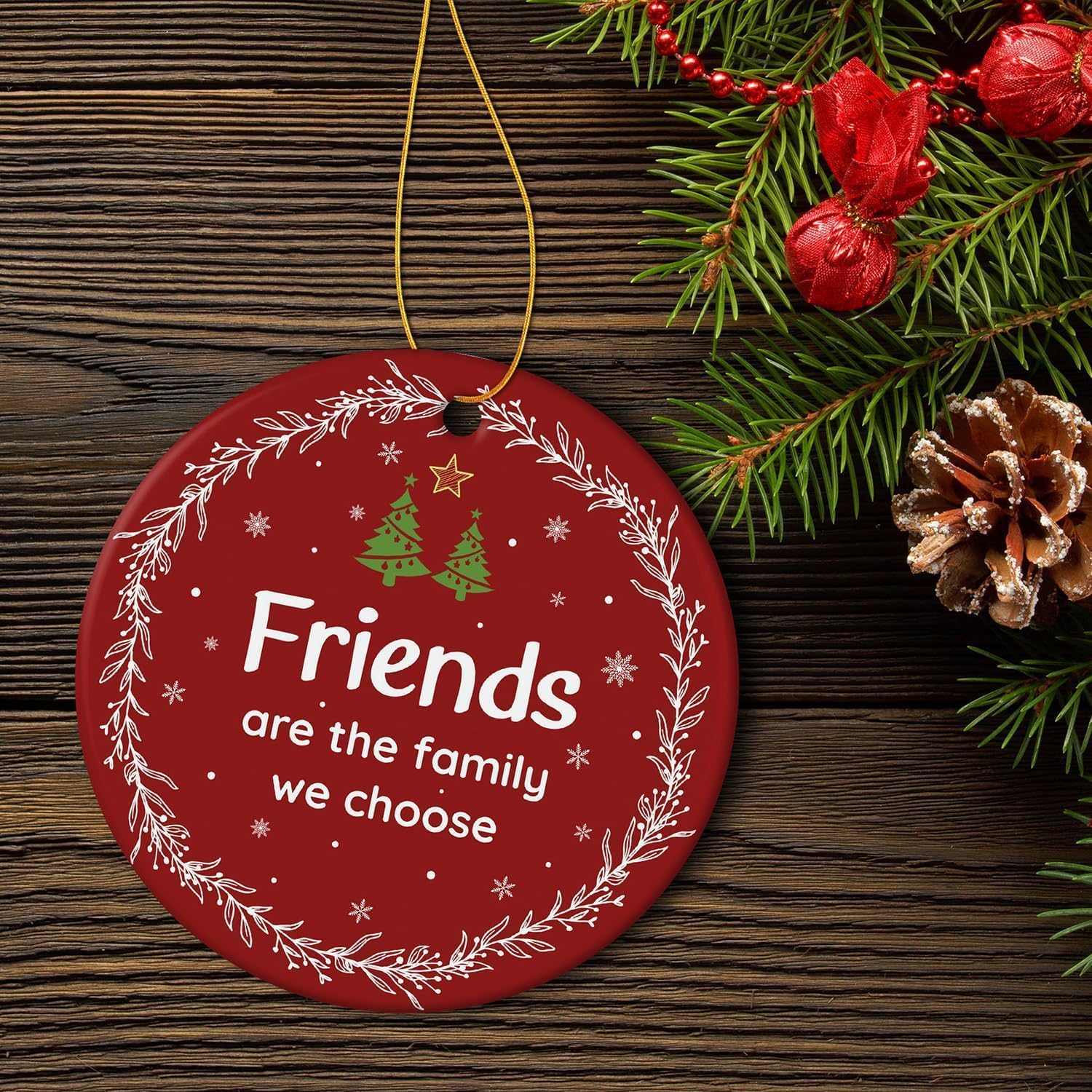 Thumbnail 3 de Friendship Christmas Ornament, Ceramic