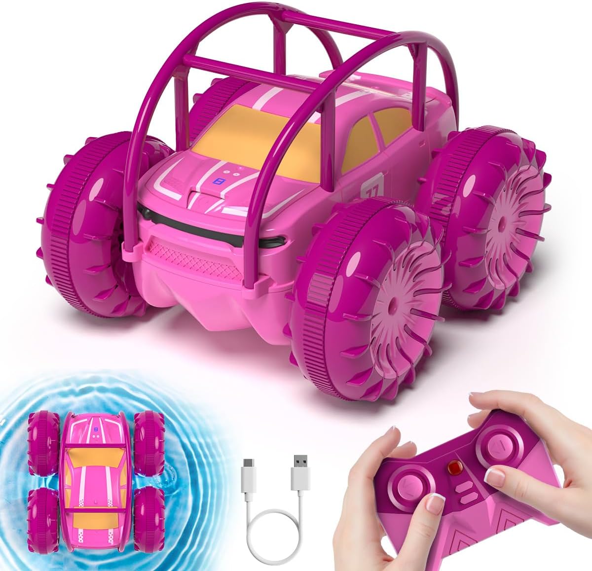 Thumbnail 6 de MaxTronic Direct Charging Remote Control Cars: 360° Flip Waterproof Stunt Car (2.4GHz 4WD)