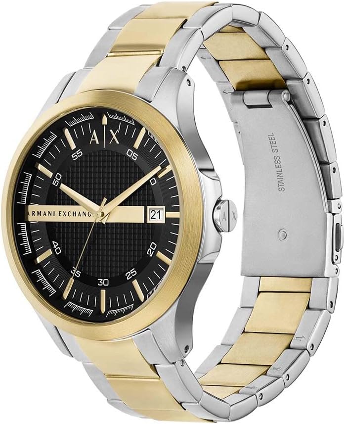 Thumbnail 1 de Armani Exchange Montre pour Hommes – Mouvement Date à Trois Aiguilles, Ø46 mm, Bracelet acier inoxydable bicolore