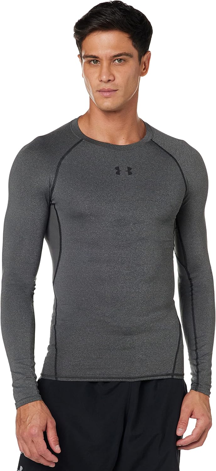 Detalle de Under Armour Hg Armour Comp LS: Maglietta a maniche lunghe in HeatGear per allenamento
