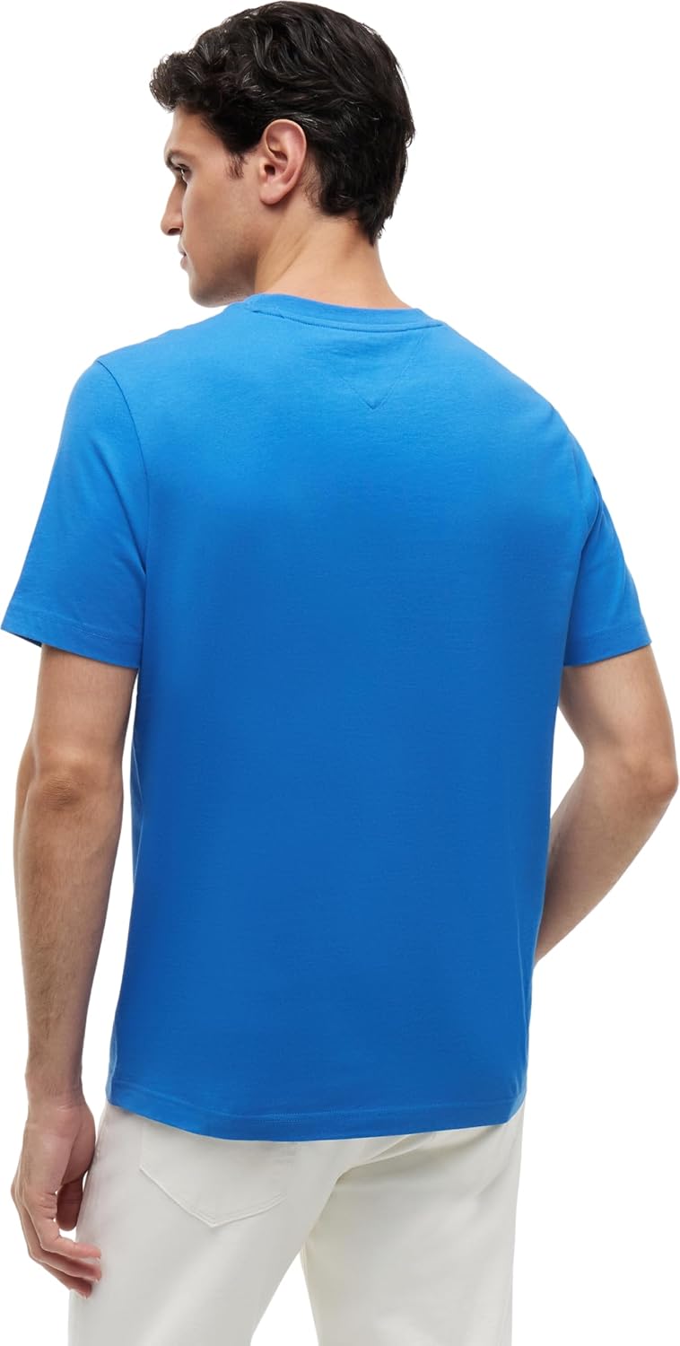 Detalle de Tommy Hilfiger Brand Love Mono Stack Tee (MW0MW42365) maglietta uomo a maniche corte