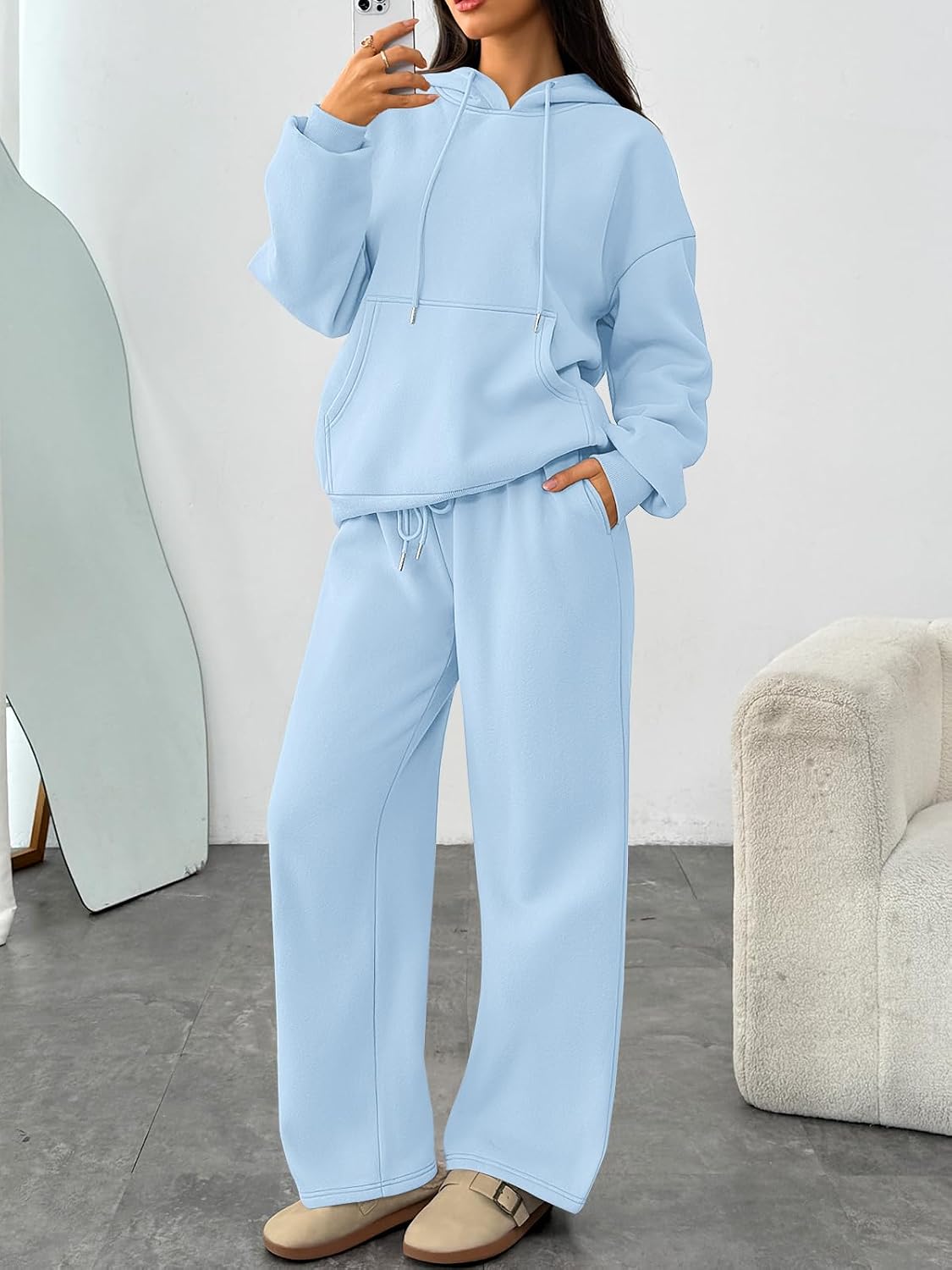Thumbnail 1 de Trendy Queen 2-Piece Oversized Sweatshirt Set