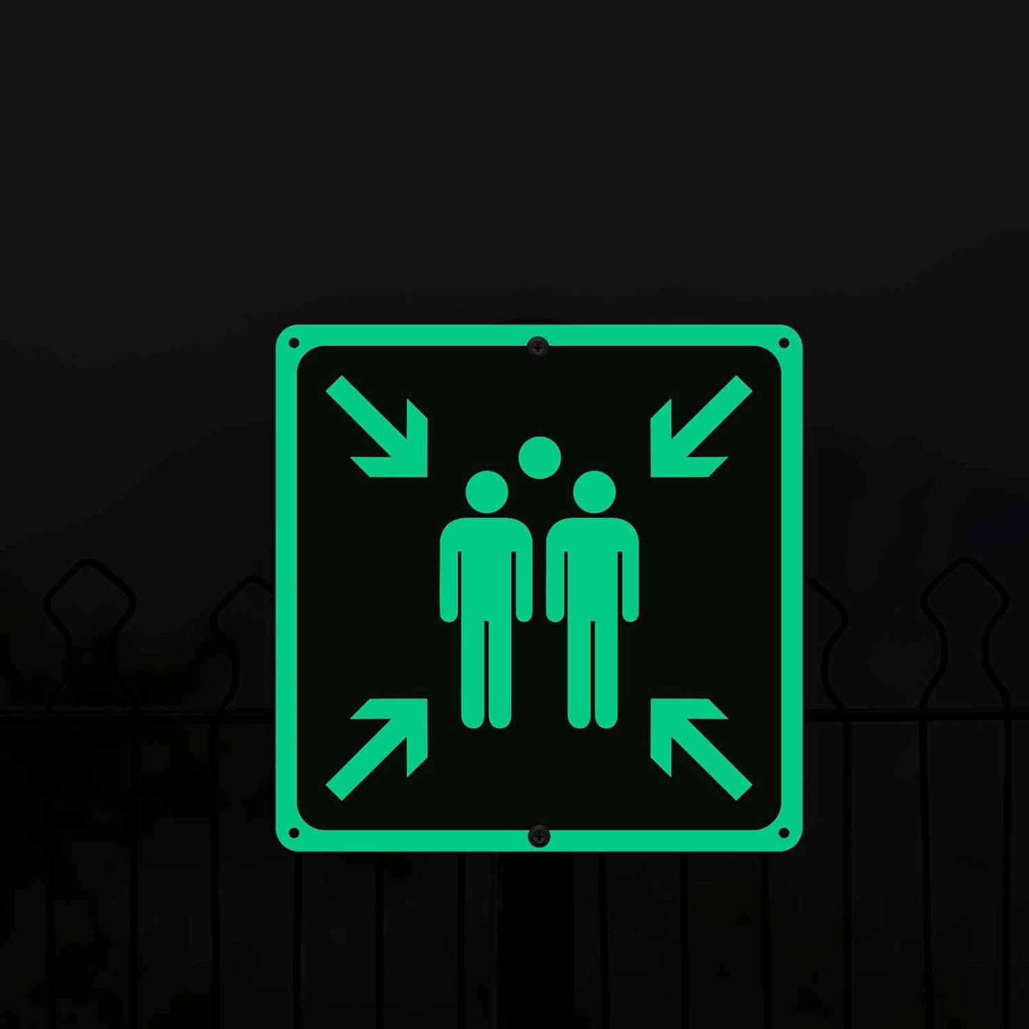 Thumbnail 3 de Ashoaza 1 Sammelplatz Schild 30x30 Außenbereich