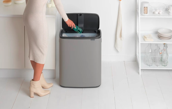 Thumbnail 14 de Brabantia Bo Touch Bin 60 L Mineral Concrete Grey 🗑