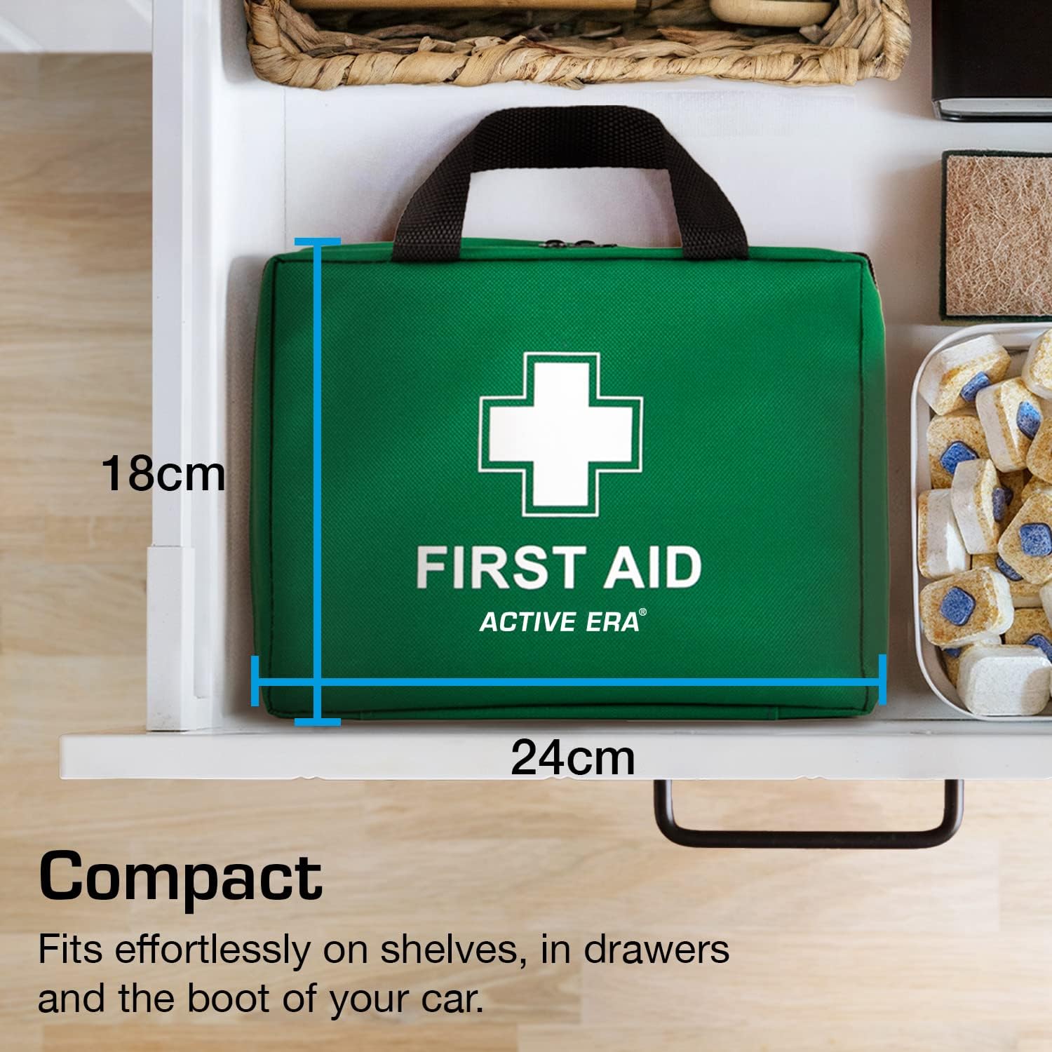 Thumbnail 6 de 220 Piece Premium First Aid Kit bag 🩹