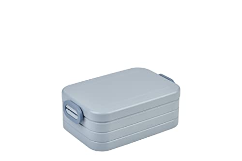 Detalle de Mepal Bento Brotdose Midi TAB Nordic blue – 900 ml, 2 Sandwiches oder 4 Brotscheiben