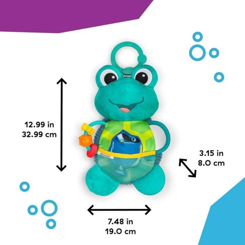 Detalle 2 de Peluche sensorial Baby Einstein Neptune Explora: 7 texturas, clip C-link y desarrollo temprano