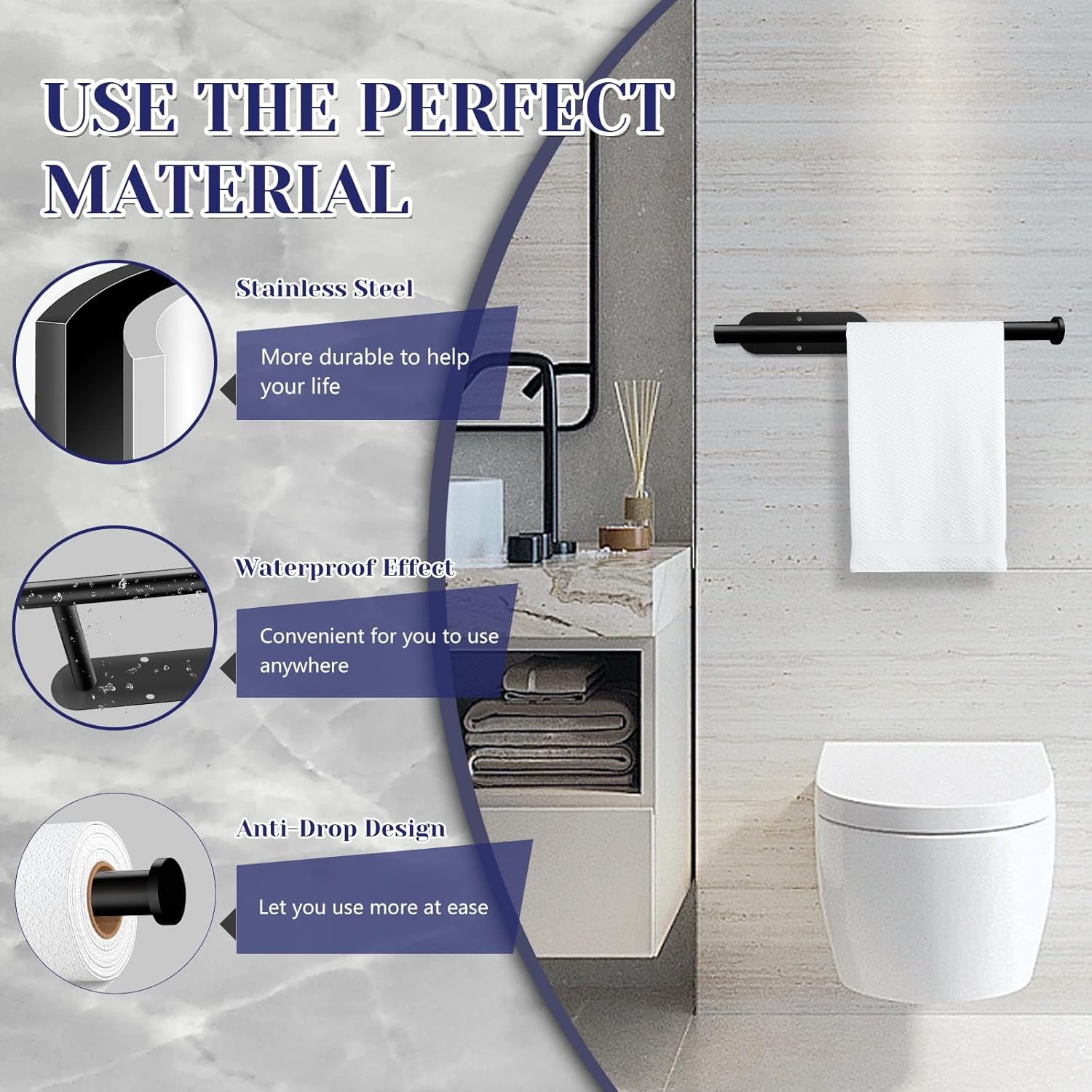 Detalle de Paper Towel Holder Under Cabinet 🧻