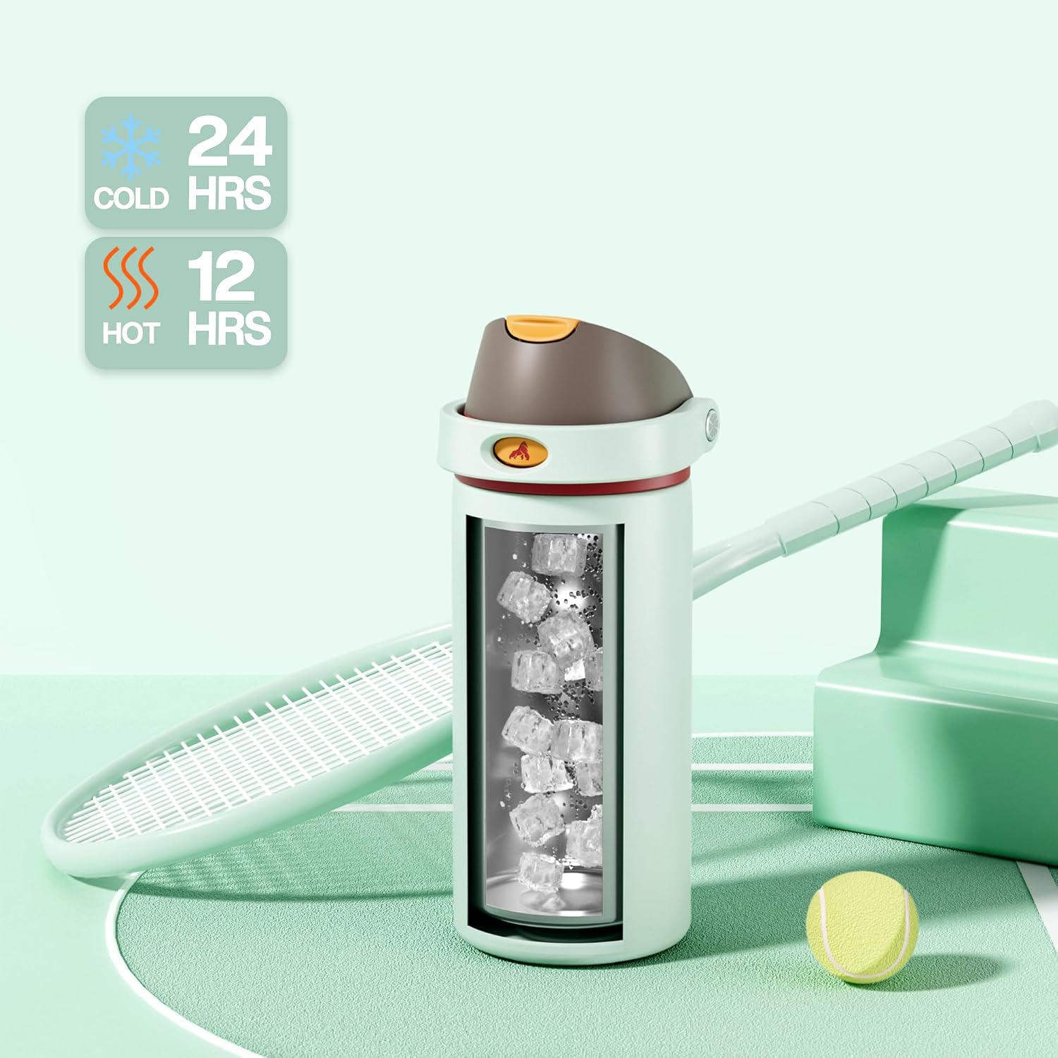 Thumbnail 2 de POWCAN 24 oz Insulated Water Bottle