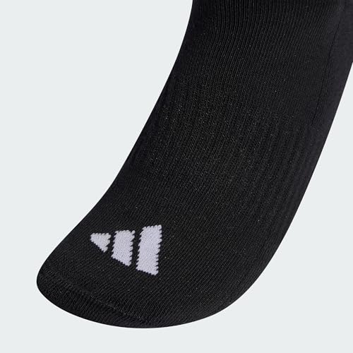 Detalle 2 de Adidas Unisex Adulto 3Stripes Cushioned Sportswear Crew Socks 3 Pair Pack – black/white/white, taglia 45-48