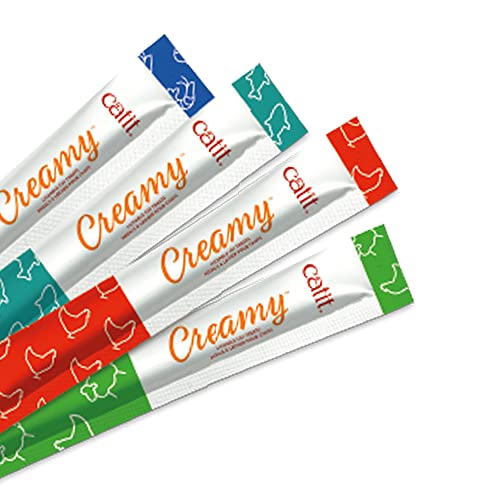 Thumbnail 1 de Catit Creamy Snack líquido para gatos – Bote surtido 80 x 10 g