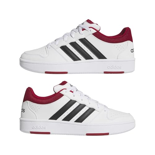 Thumbnail 7 de adidas Men's Hoops Classic Shoes – FTWR White/Team Victory Red/Core Black (4.5 UK)