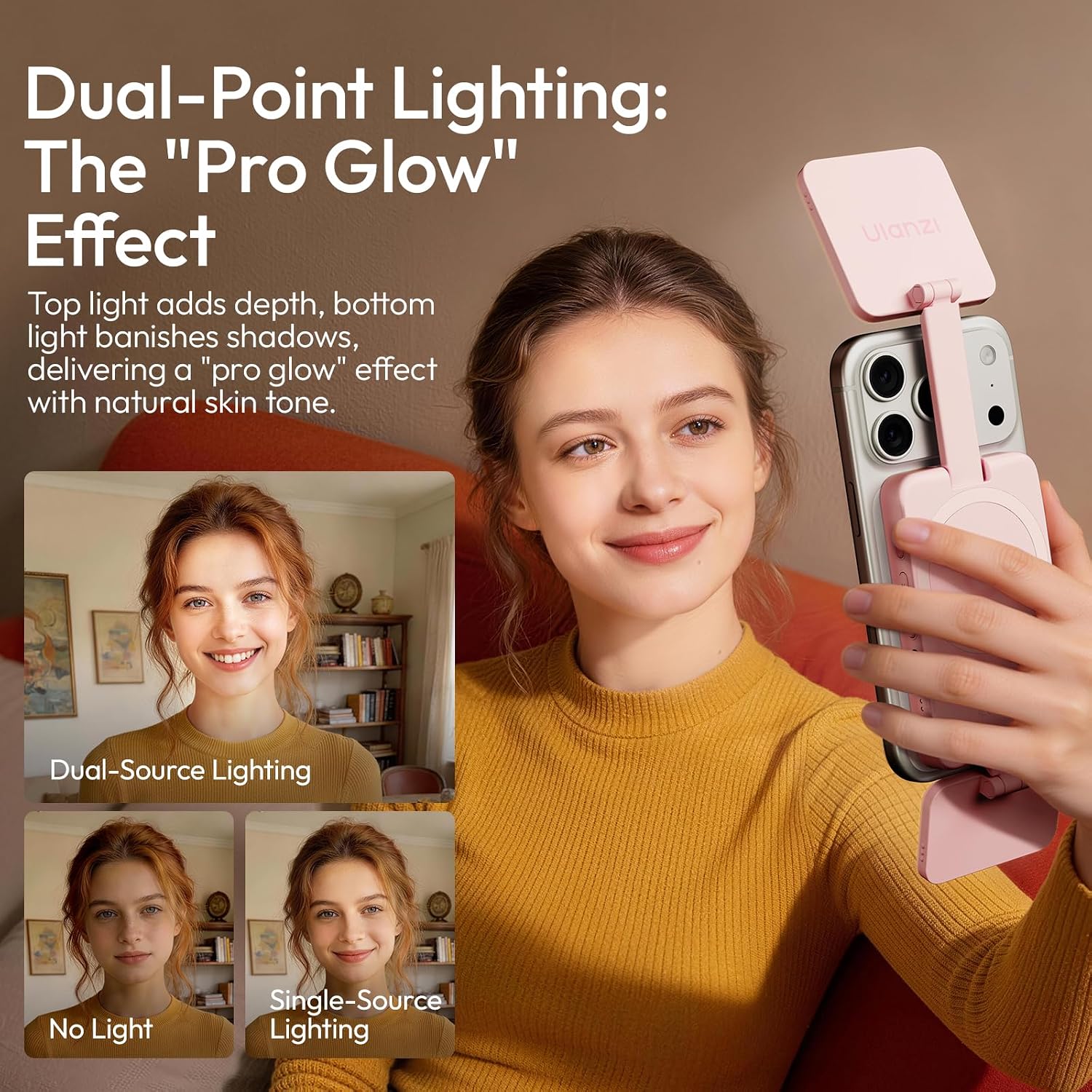 Detalle de ULANZI Phone Selfie Light GL01