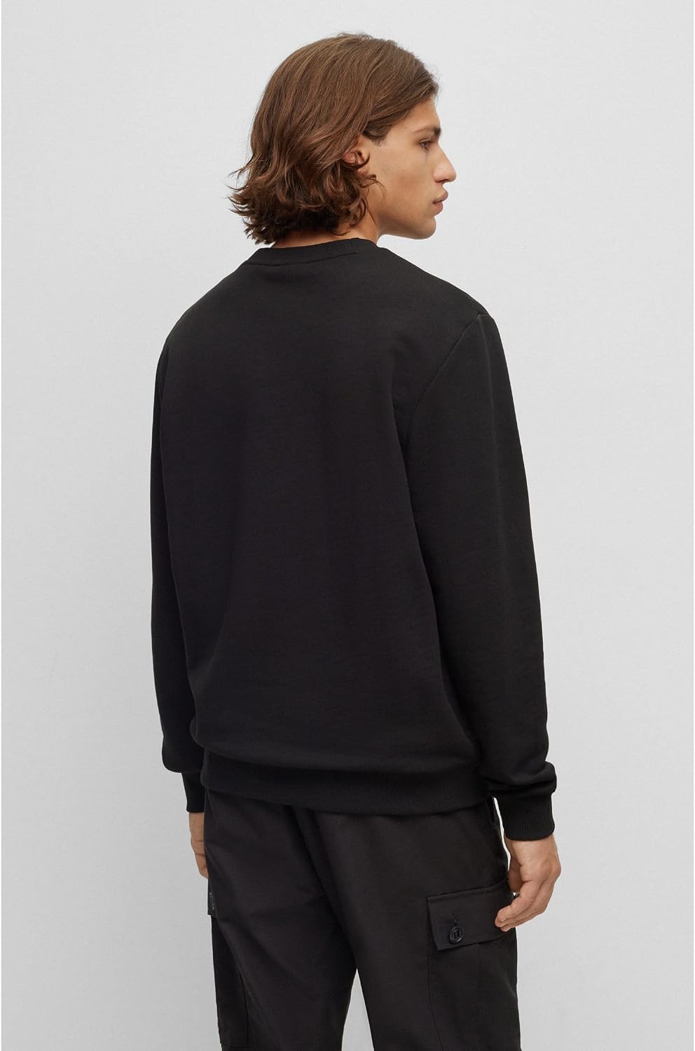 Detalle de HUGO BOSS Men's Dem Sweatshirt: Classic Regular Fit Everyday Comfort