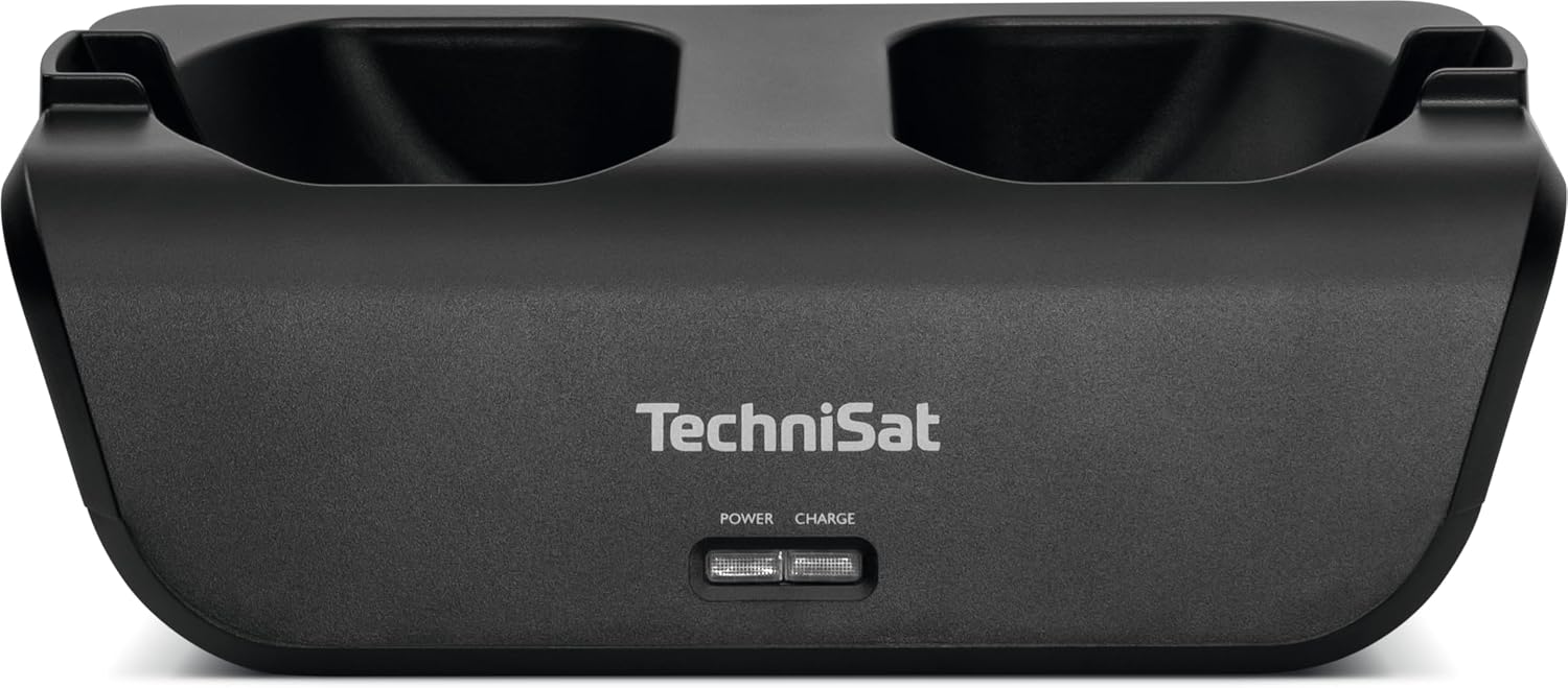 Thumbnail 6 de TechniSat STEREOMAN 2 V2 – Casque sans Fil 2,4 GHz avec Station d’accueil et Connexion Optique (Noir)