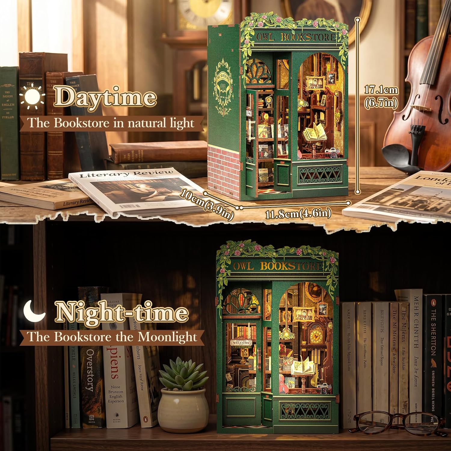 Thumbnail 3 de Fsolis Book Nook Kit 139 pieces