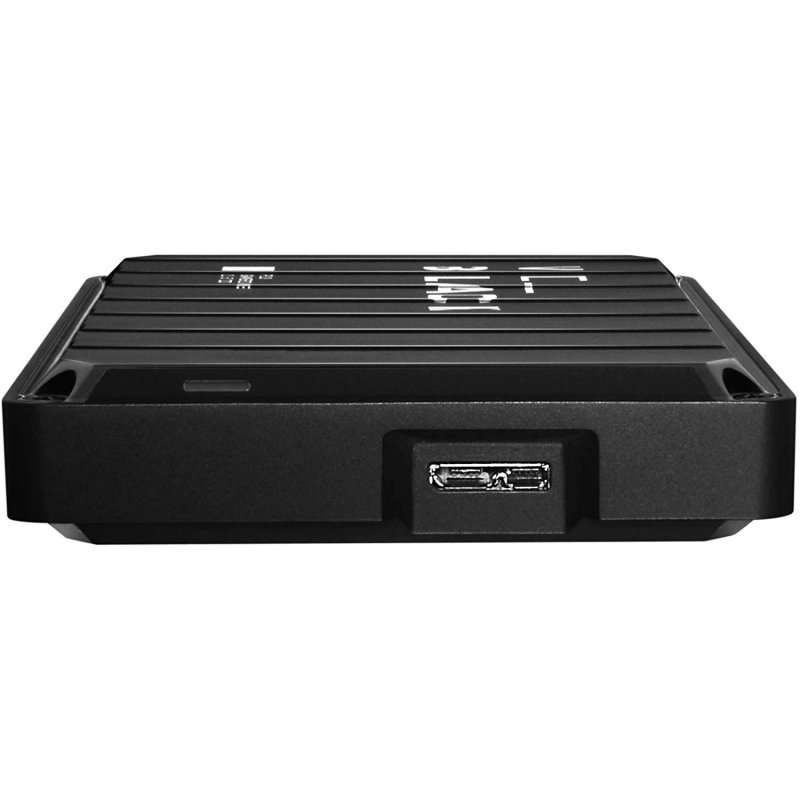 Detalle de WD Black P10 Game Drive 2.5" 4TB USB 3.2: almacenamiento portátil para tu colección de juegos