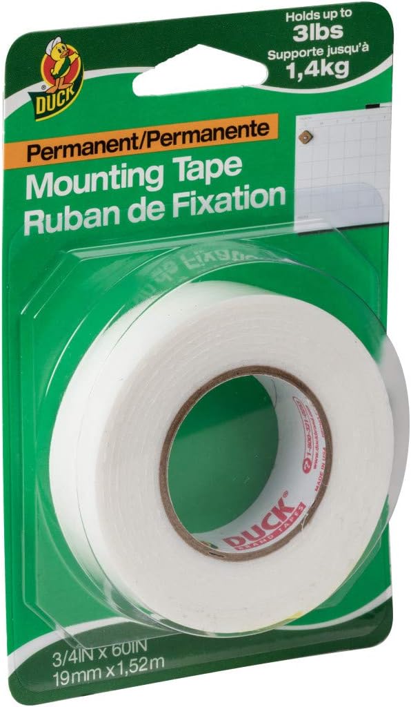 Detalle de Duck Brand Foam Mounting Tape, 0.75-Inch x 60 Inches