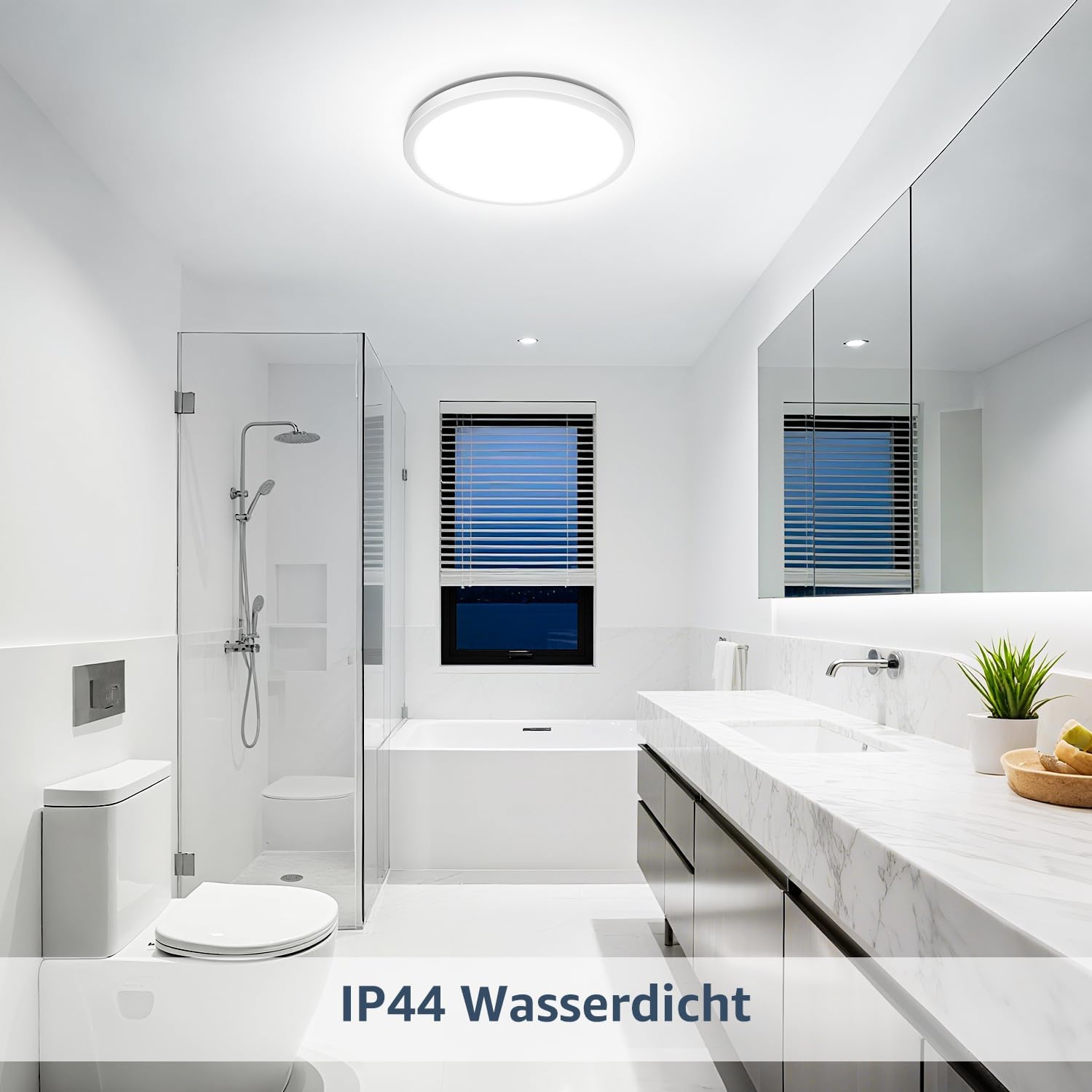 Thumbnail 2 de Lepro Deckenlampe 24W IP44 – Wasserfeste Deckenleuchte mit 5000K, 2400 lm Ø29,3 cm